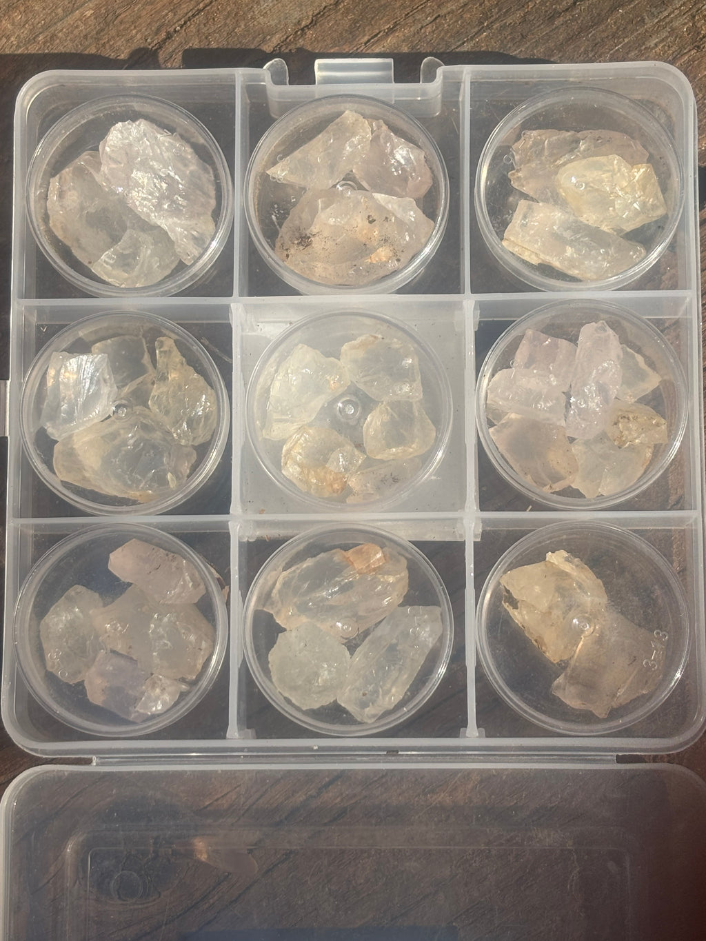 10 gram lots Facet grade pegmatite gemstone rough!